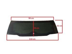 Lunotto Posteriore Fume'- Con Sbrinatore - Ligier Js50