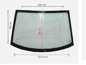 Parabrezza Verde - Ligier Js50 - 1401695