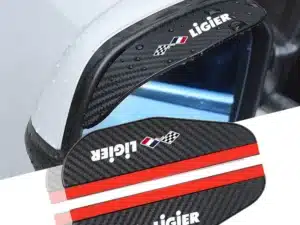 Deflettori Antipioggia per Specchietti Retrovisori – Fibra di Carbonio – Compatibili con Ligier JS50 L / JS2 / JS60 / JSRC / JSP4 / X-Too
