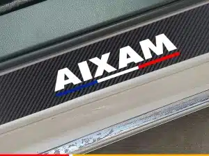 Adesivi per Battitacco Effetto Fibra di Carbonio per Aixam