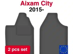Tappetini in velluto per auto per microcar Aixam City | set 2 pezzi | Corrispondenza