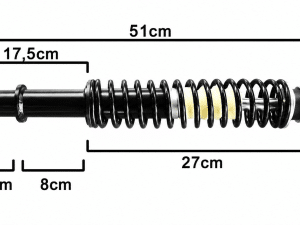 Ammortizzatore Anteriore Aixam 4AP009 Non Originale