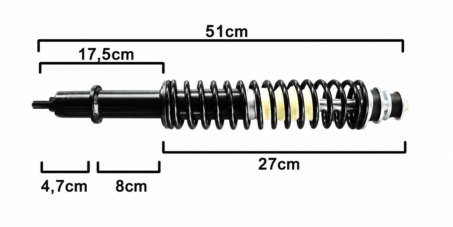 Ammortizzatore Anteriore Aixam 4AP009 Non Originale